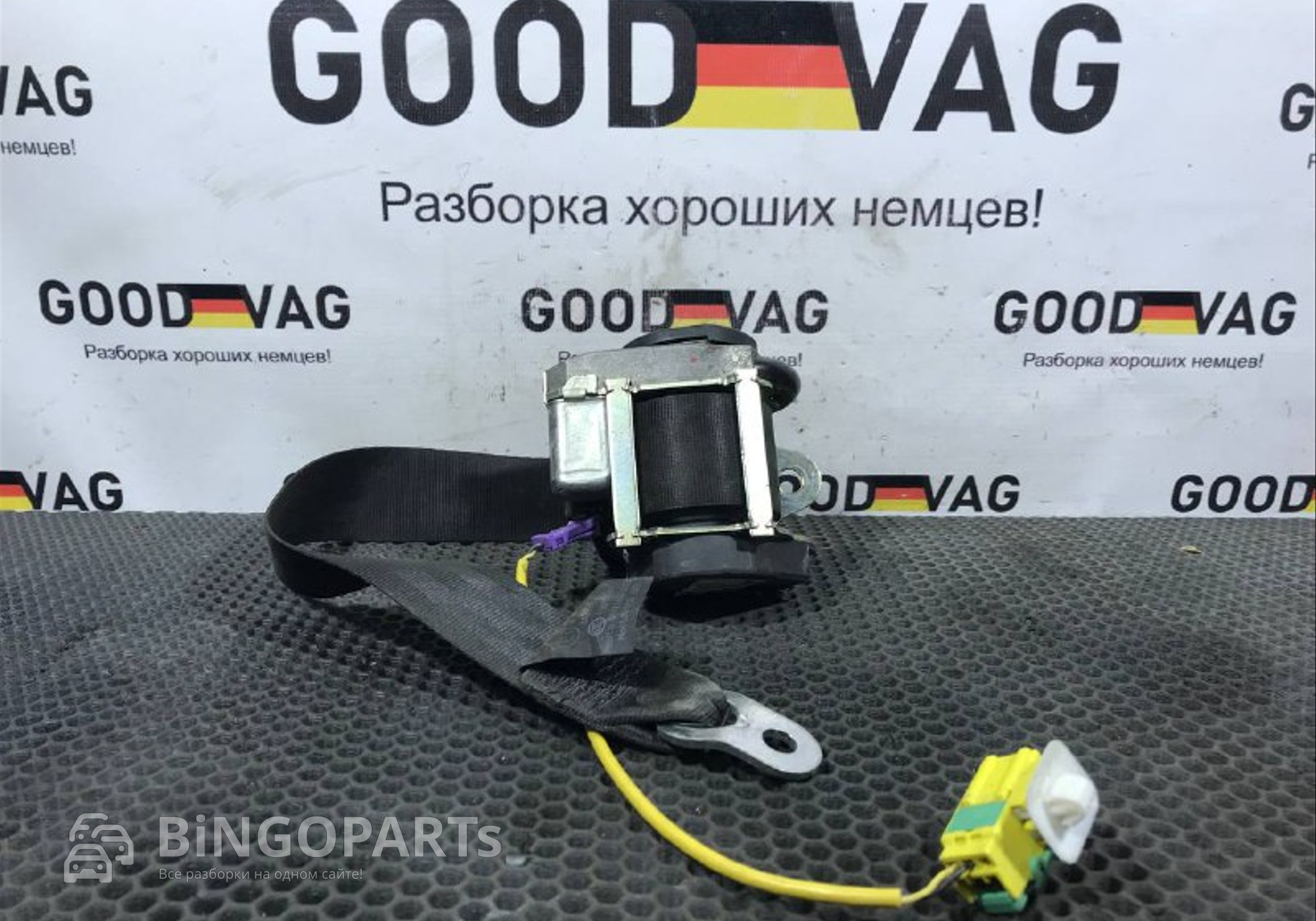 7L6857805 Ремень безопасности передний левый для Volkswagen Touareg I (с 2002 по 2010)