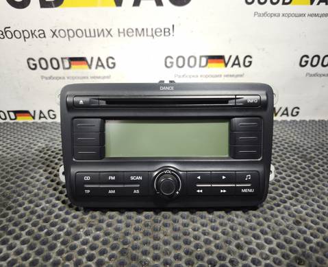 5J0035161A Магнитола аудиосистема штатная Dance для Skoda Fabia II (с 2006 по 2014)