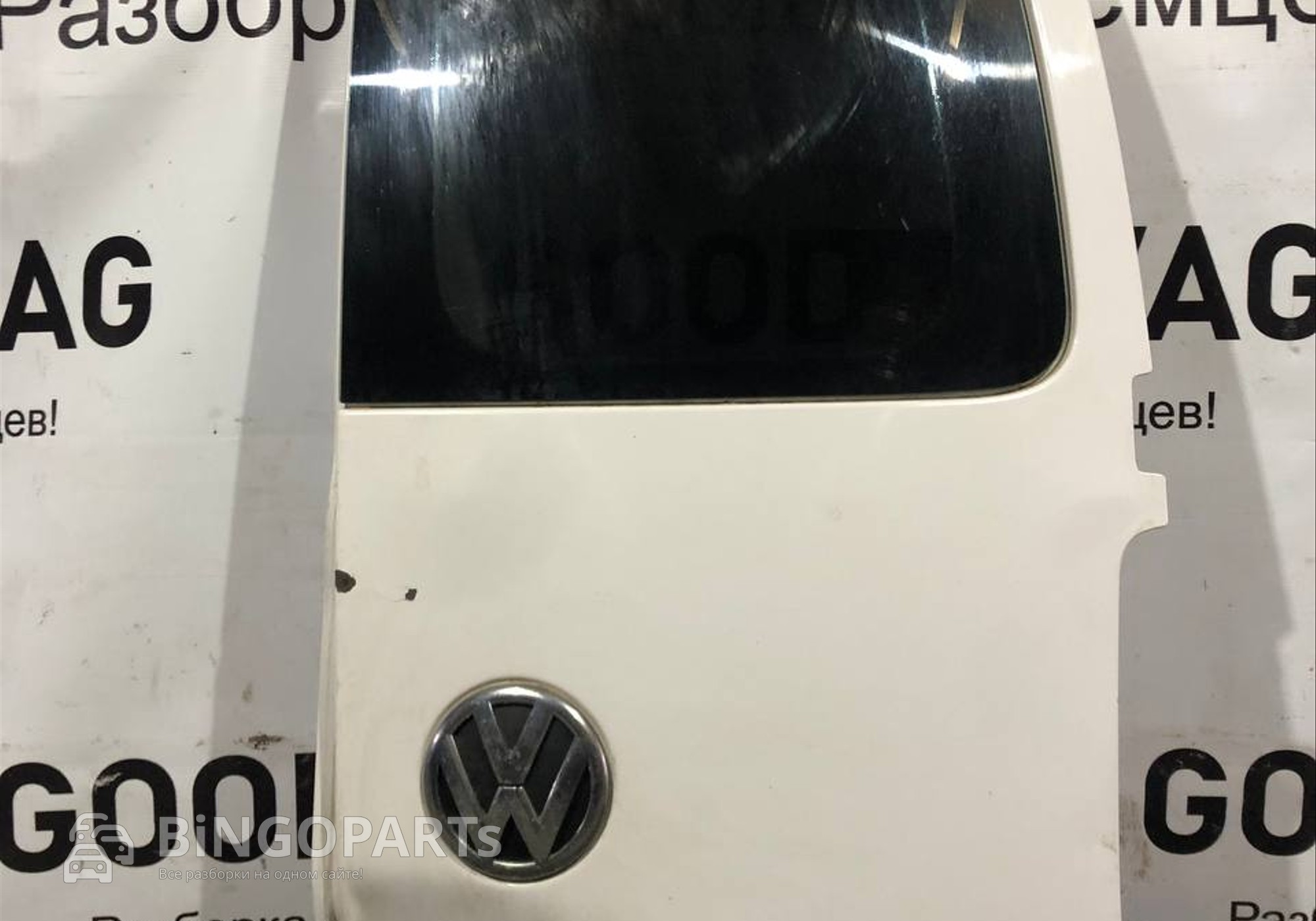 Дверь багажника задняя правая белая для Volkswagen Caddy III (с 2004 по 2015)