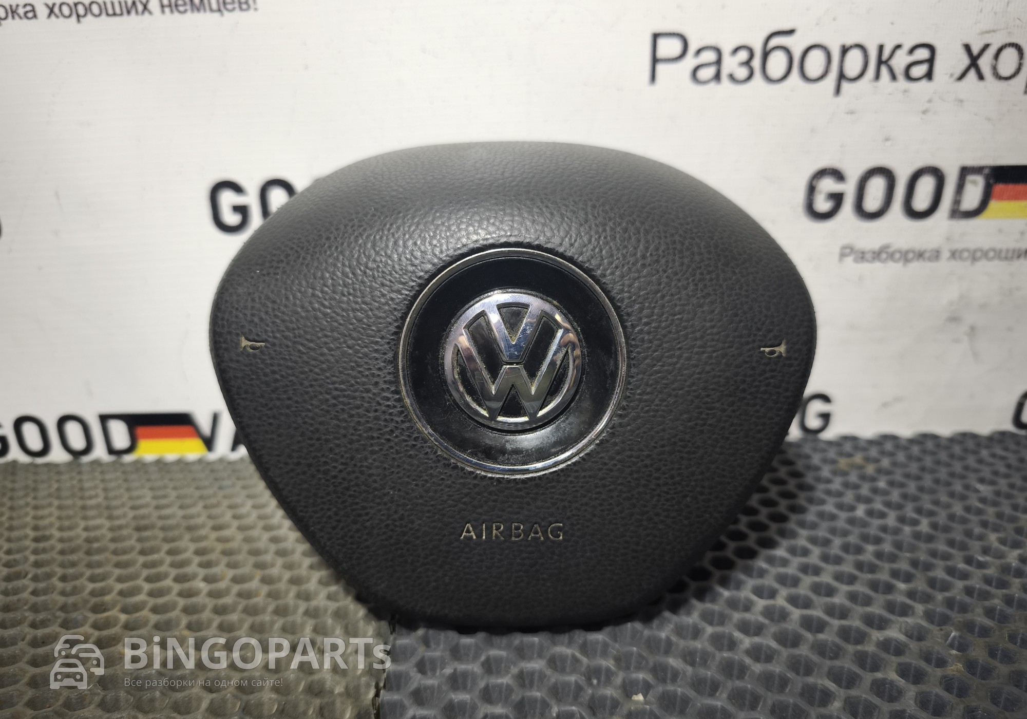 6C0880201B Подушка безопасности в руль рестайлинг поло 5 для Volkswagen Polo V (с 2009 по 2020)