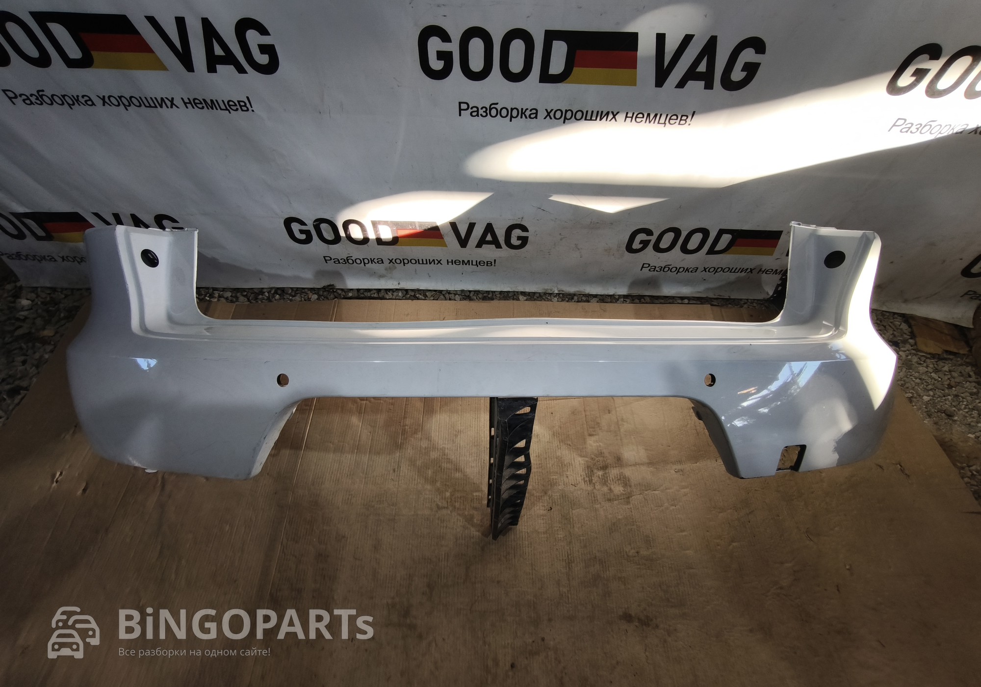 95B807421L Бампер задний белый Порше Макан 95B 2014-2018 для Porsche Macan (с 2014)