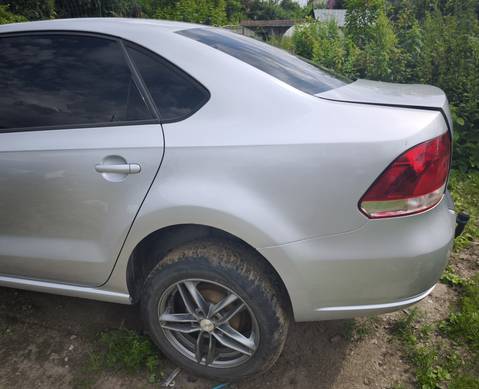 6RU809605B Крыло заднее левое серебристое для Volkswagen Polo V (с 2009 по 2020)
