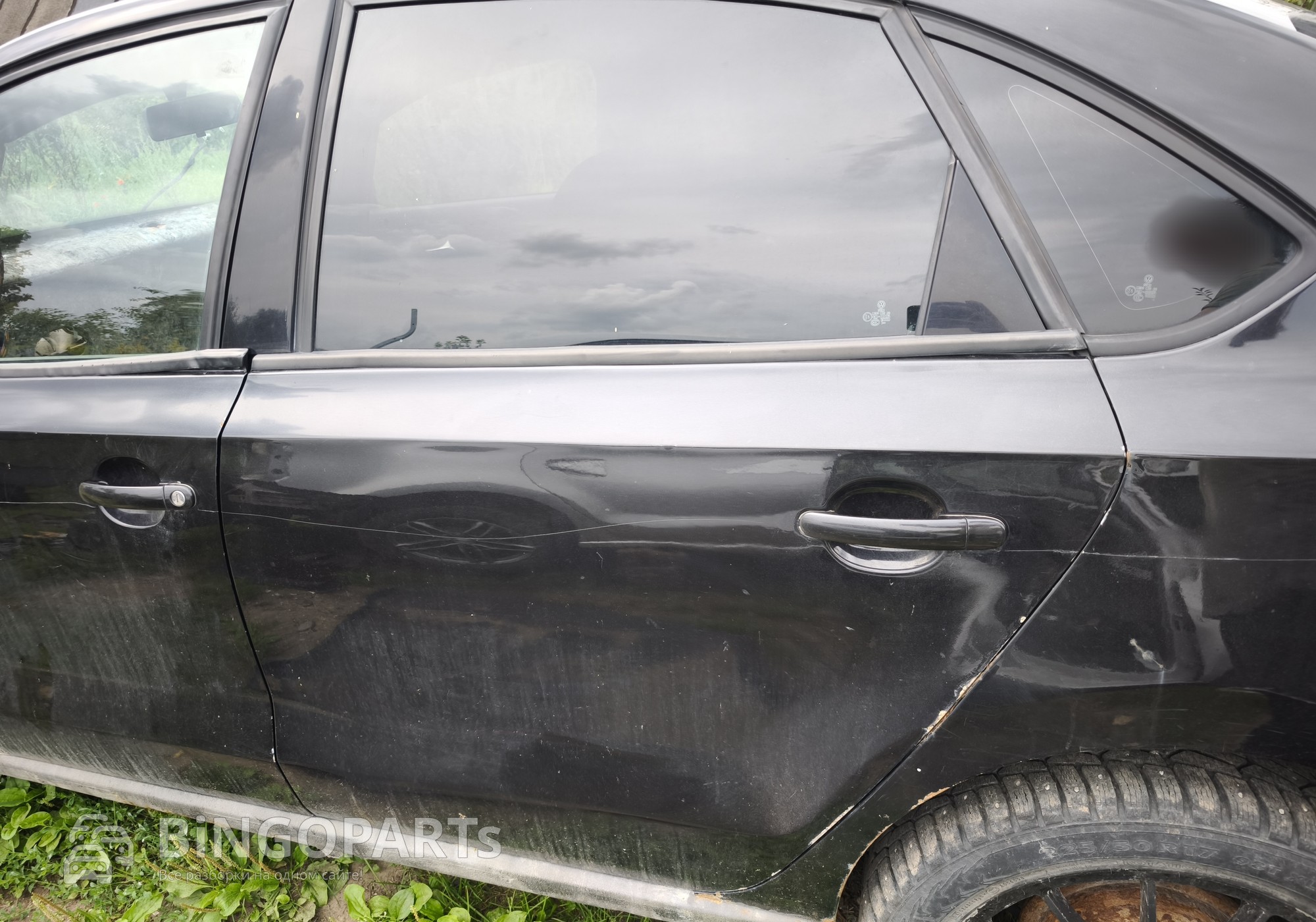 6RU833055C Дверь задняя левая черная для Volkswagen Polo V (с 2009 по 2020)