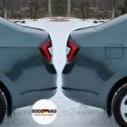 Задняя часть кузова серо-синяя для Skoda Rapid I (с 2012 по 2020)