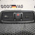 5J0820951S01 Дефлектор воздушный центральный черный для Skoda Fabia II (с 2006 по 2014)