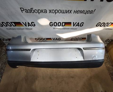 3C5807417 Бампер задний серебристый Пассат Б6 седан 2005-2011 для Volkswagen Passat B6 (с 2005 по 2011)