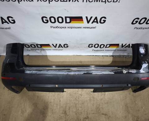 7L6807421 Бампер задний черный 2002-2009 дизель для Volkswagen Touareg I (с 2002 по 2010)