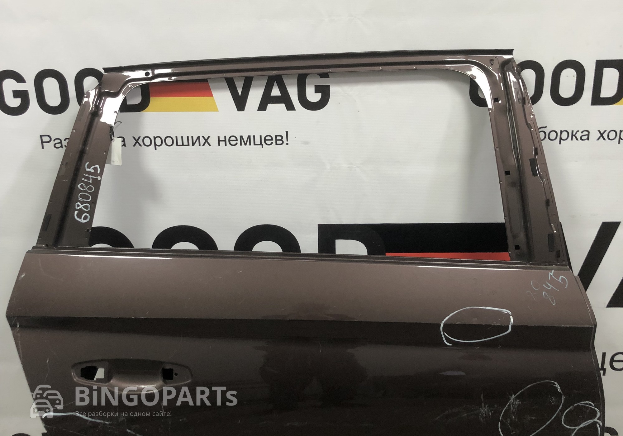 565833056 Дверь задняя правая коричневая для Skoda Kodiaq (с 2016)