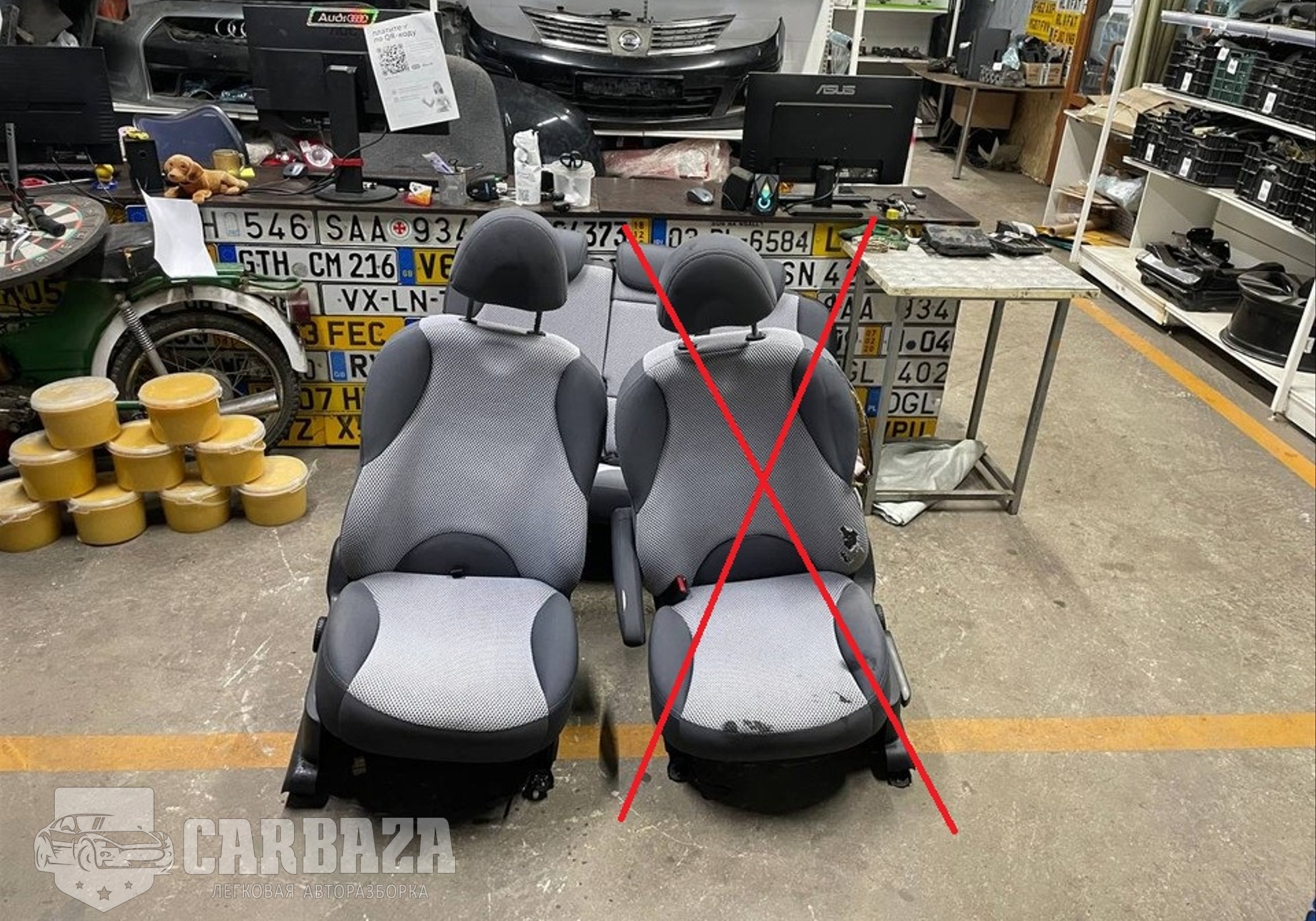 Комплект сидений для Nissan Note I (с 2006 по 2013)