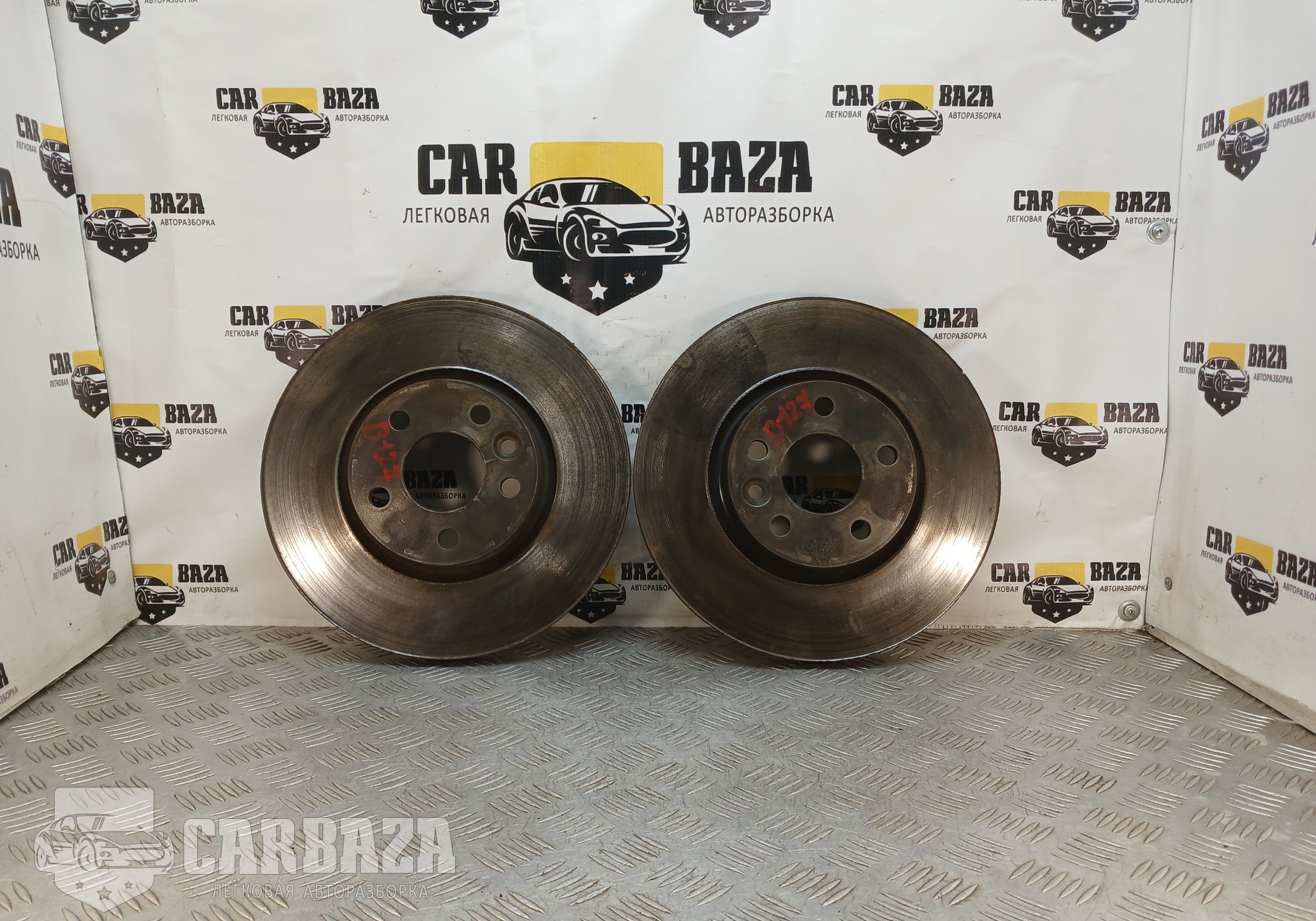 LR007055 Диски тормозные передние (комплект)