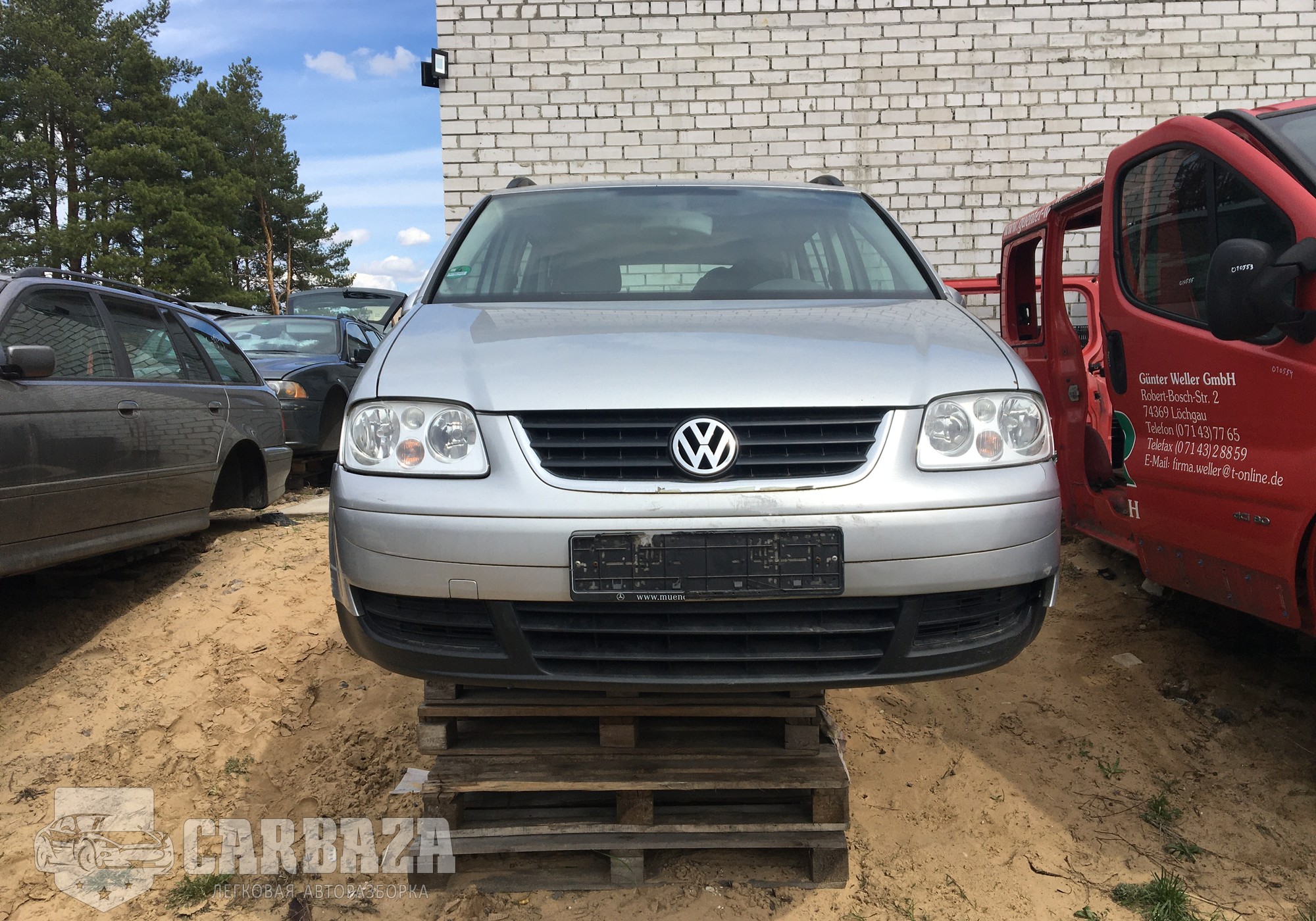 1T0807221 Бампер передний для Volkswagen Touran I (с 2003 по 2010)