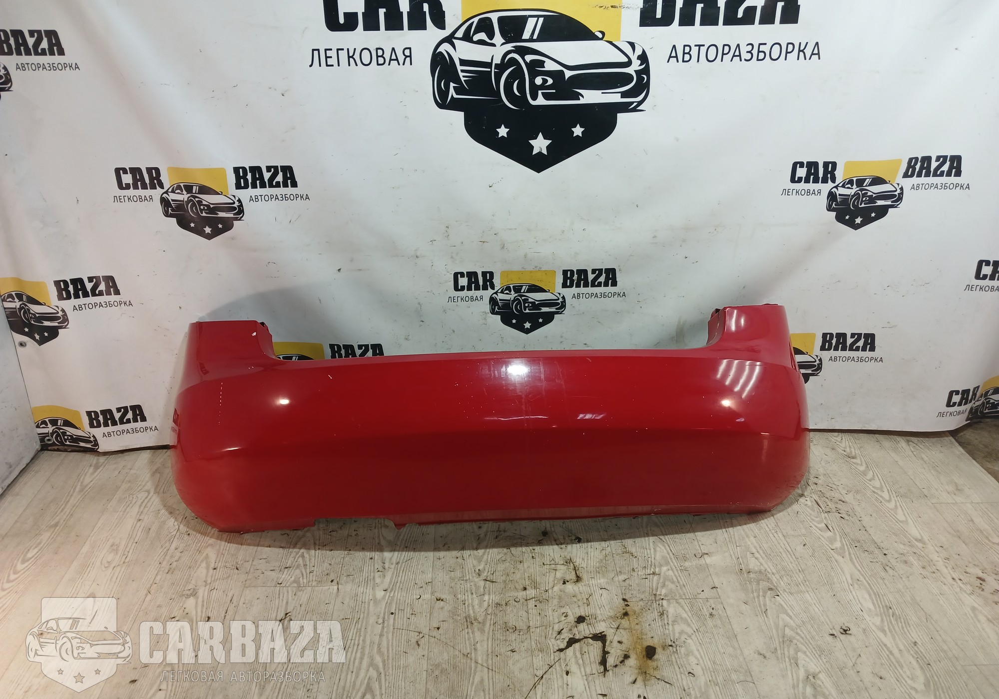 5J6807421H Бампер задний (хетчбек) Дорест. для Skoda Fabia II (с 2006 по 2014)