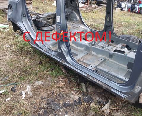 Порог кузова правый E11 для Nissan Note I (с 2006 по 2013)