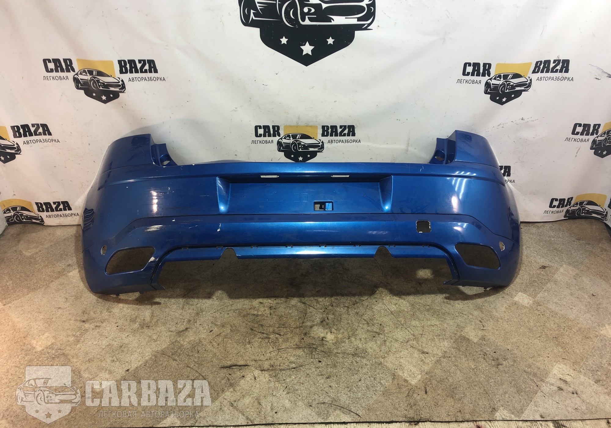 9650695477 Бампер задний для Citroen C4 I (с 2004 по 2010)