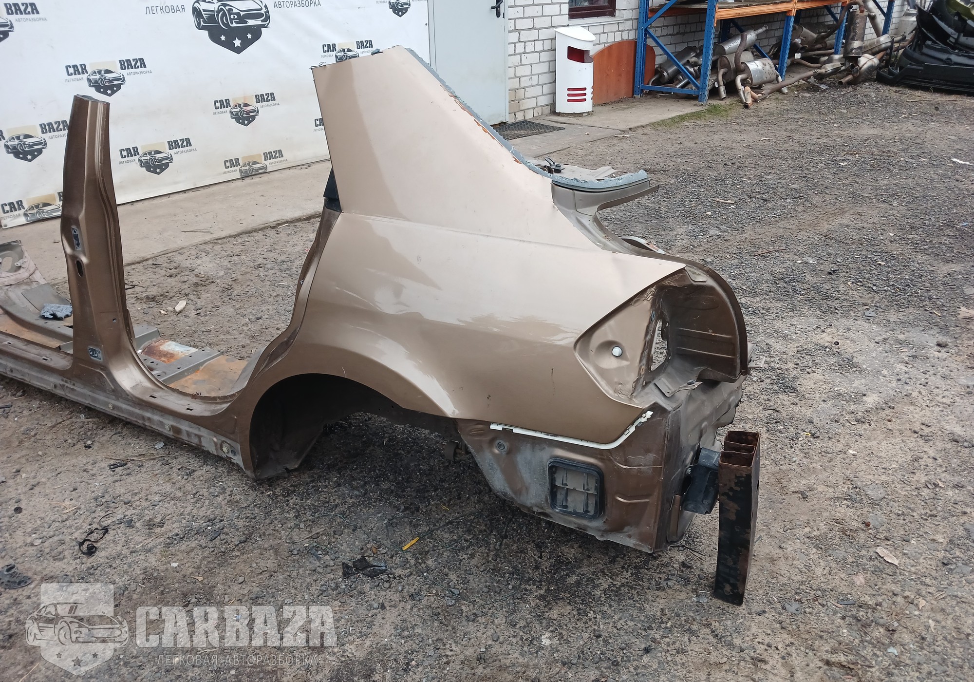 78101EL130 Крыло заднее левое (четверть) седан С11 для Nissan Tiida I (с 2004 по 2014)