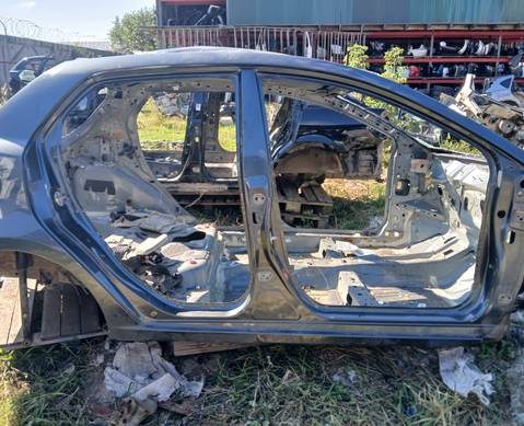 Порог кузова правый (со стойкой) DE для Mazda 2 II (с 2007 по 2014)