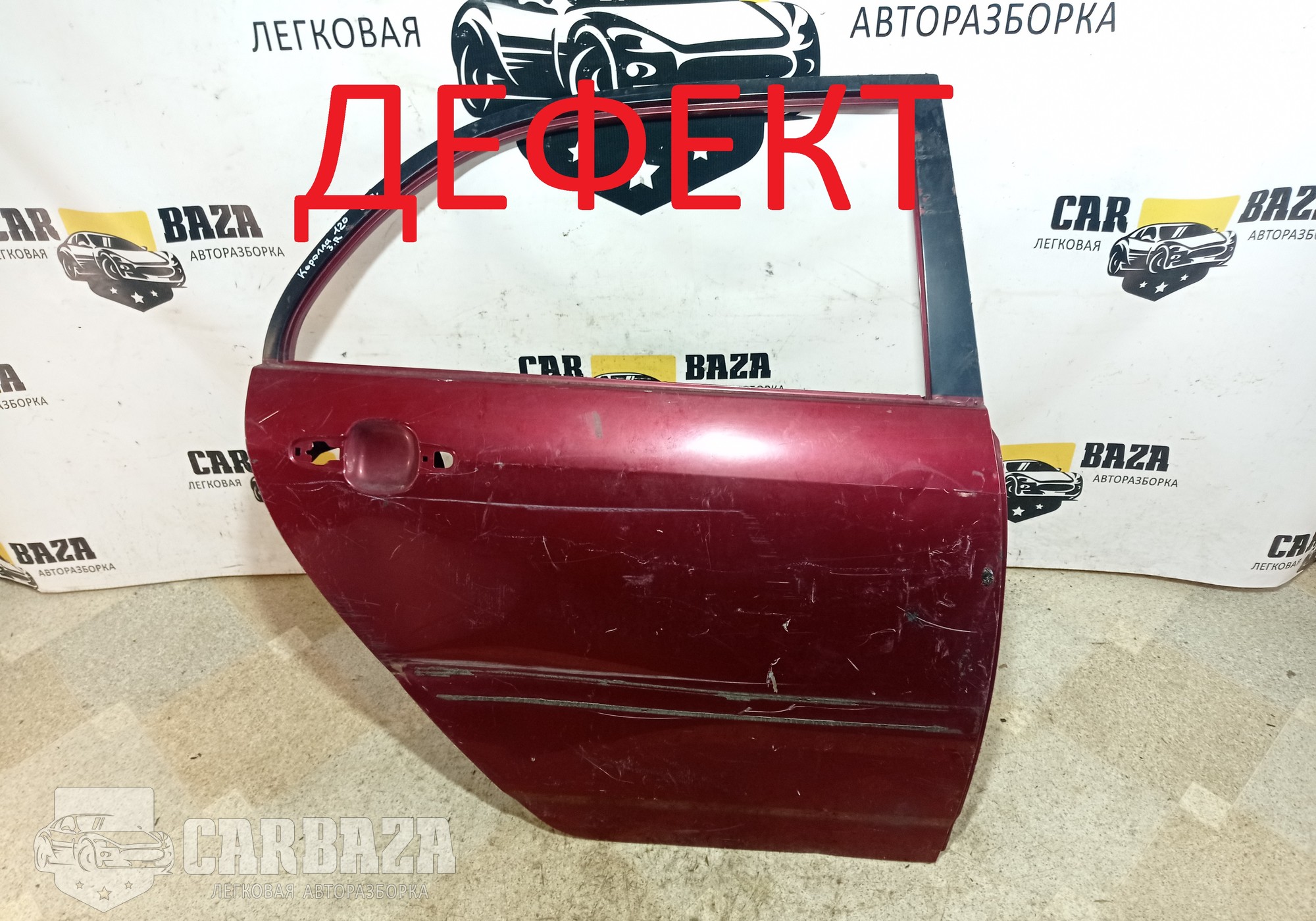6700312850 Дверь задняя правая 120 седан для Toyota Corolla E120/E130 (с 2001 по 2007)