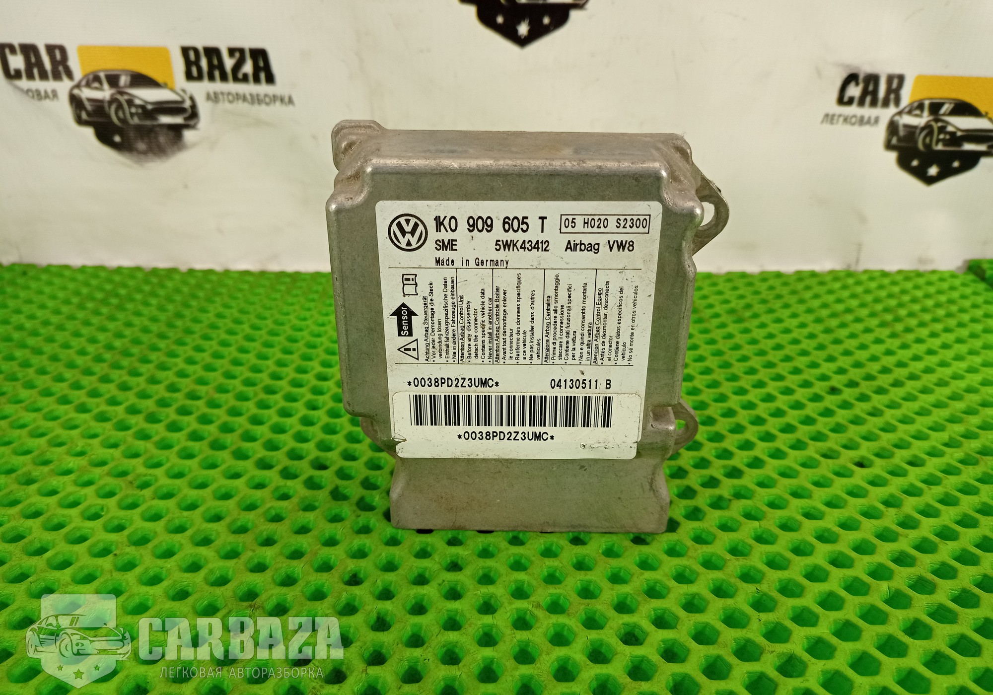 1K0909605T Блок управления AIRBAG для Skoda Octavia