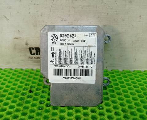 1C0909605K Блок управления AIRBAG(сработал) для Skoda Fabia I (с 1999 по 2008)
