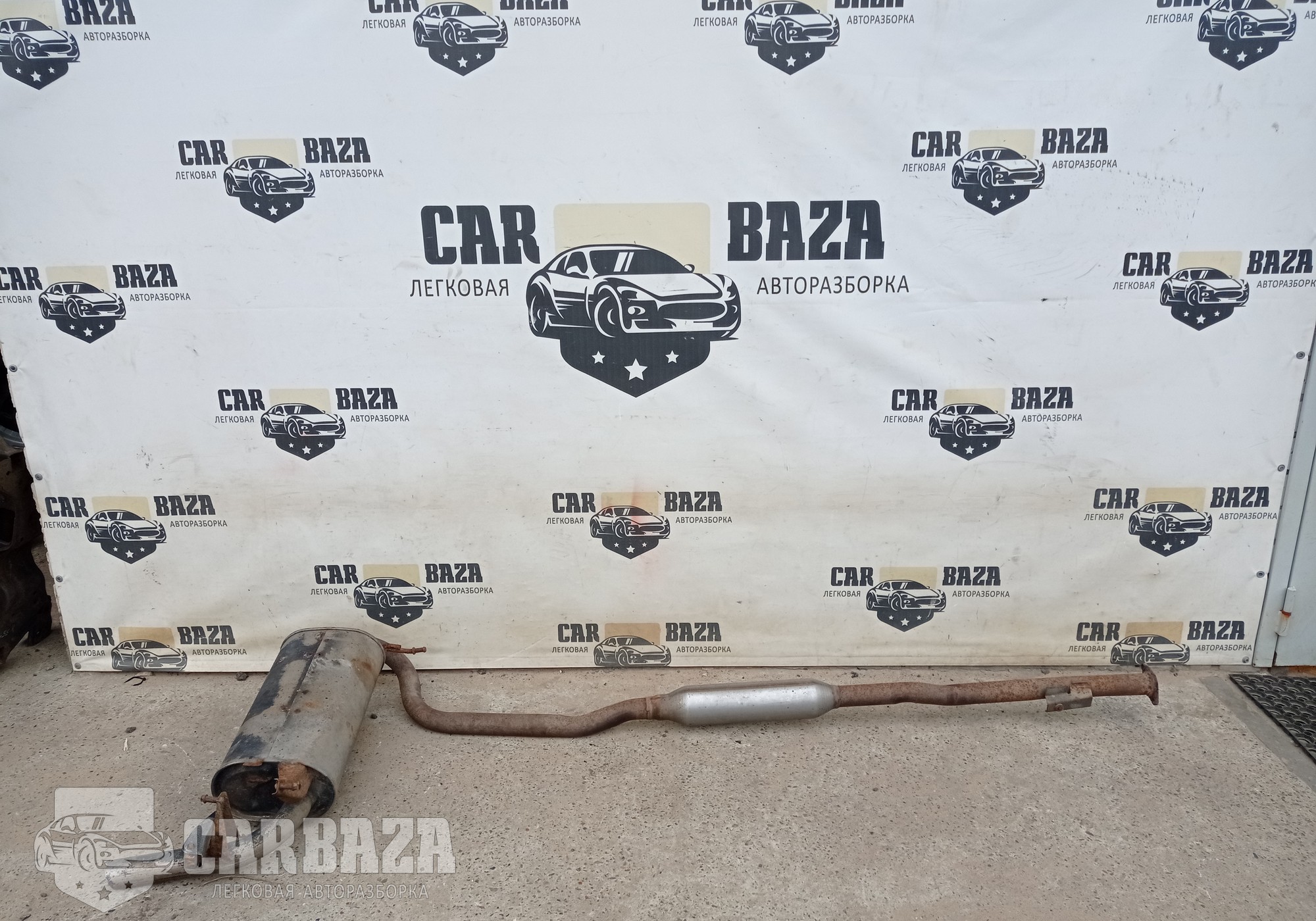 MN156165 Глушитель 4G64 2.4 л для Mitsubishi Outlander I (с 2002 по 2008)