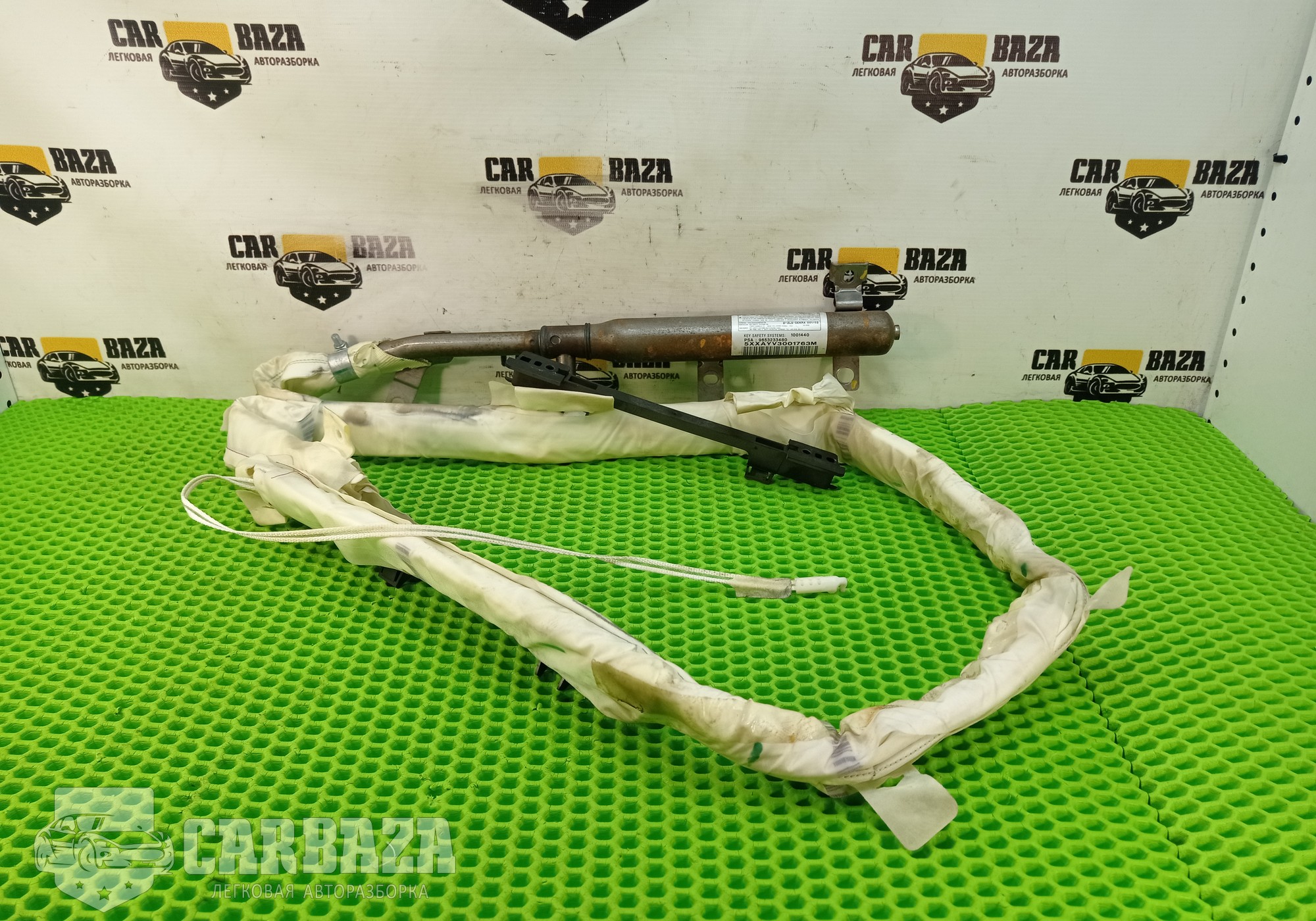 9653233480 Подушка безопасности шторка правая для Peugeot 307 (с 2000)
