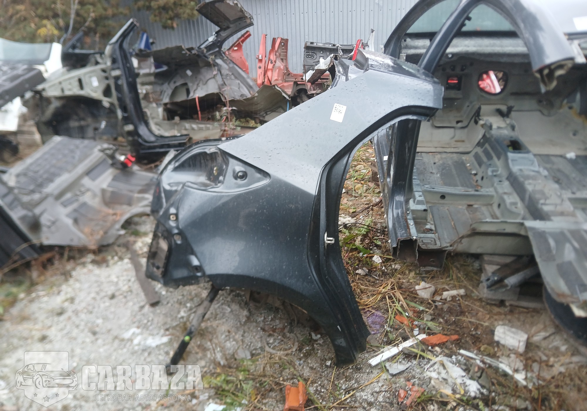 D6Y170410D Крыло заднее правое (четверть) DE для Mazda 2 II (с 2007 по 2014)