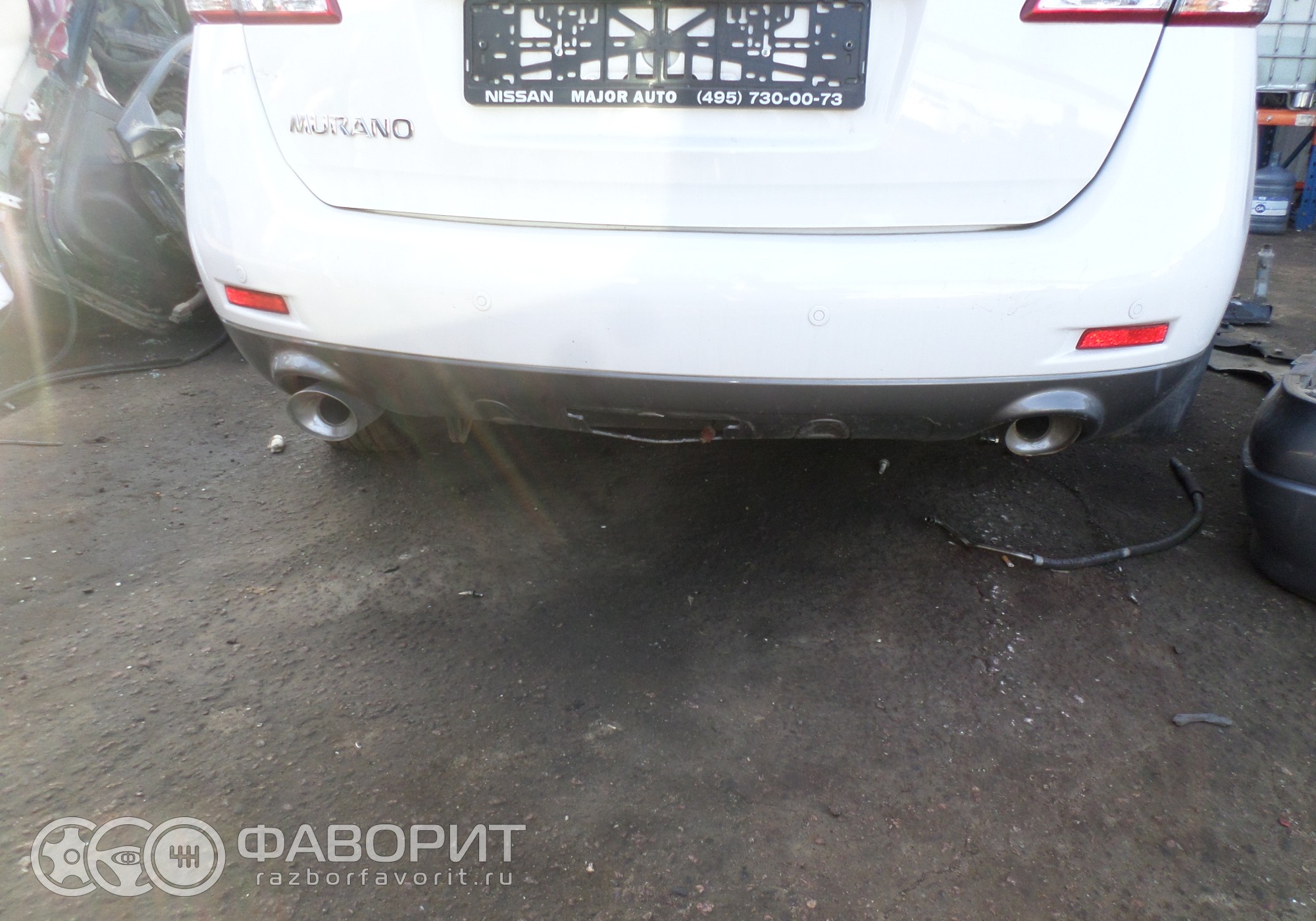 Бампер задний 850221AN0H для Nissan Murano Z51 - купить б/у за 6500 р.