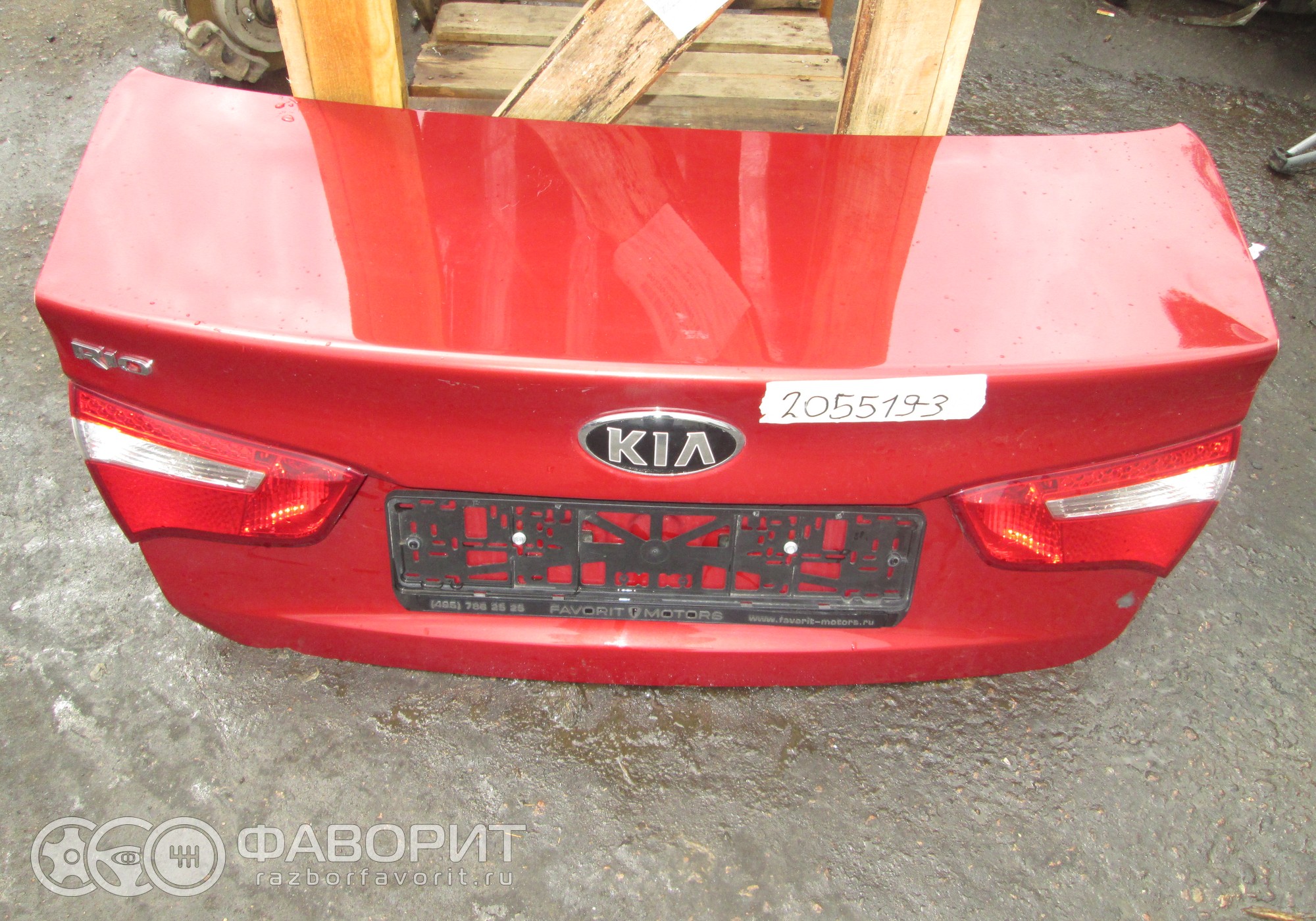 Крышка багажника 692004Y020 для Kia Rio III - купить б/у за 4990 р.