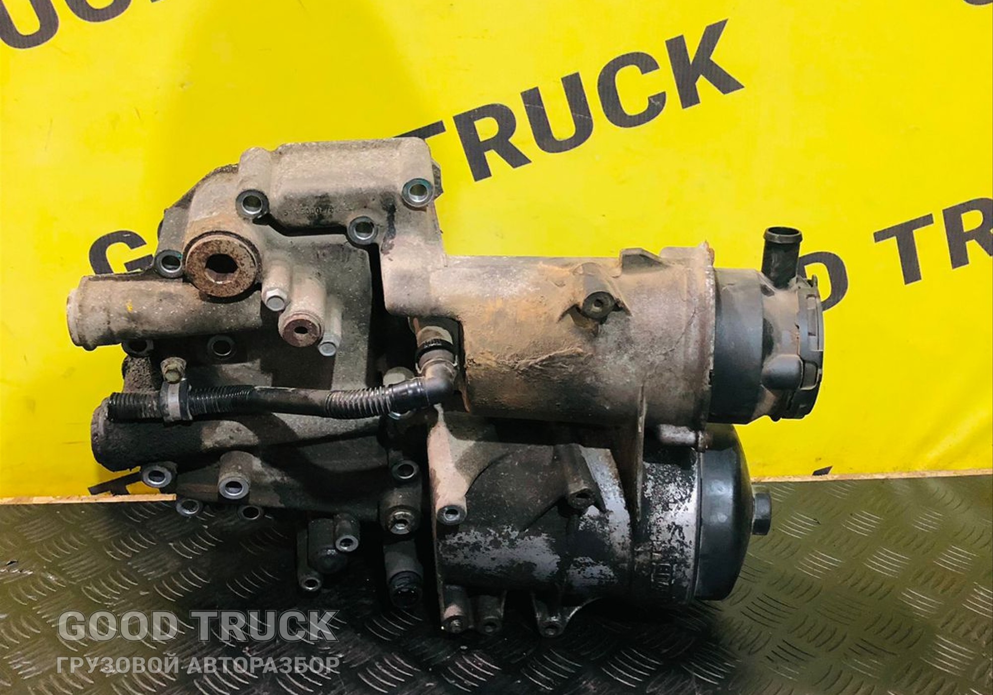 51050053001 Корпус масляного фильтра с теплообменником MAN