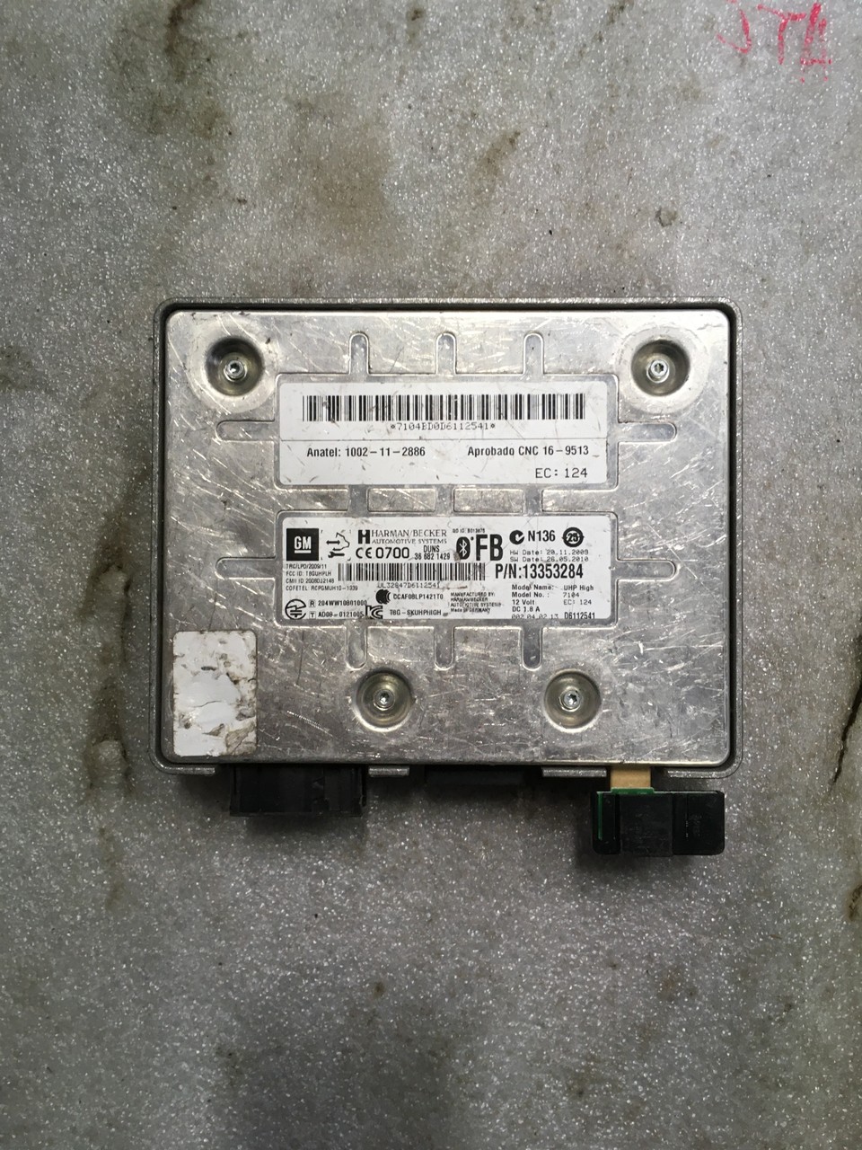 Электронный блок / Блок управления Bluetooth Opel Astra J