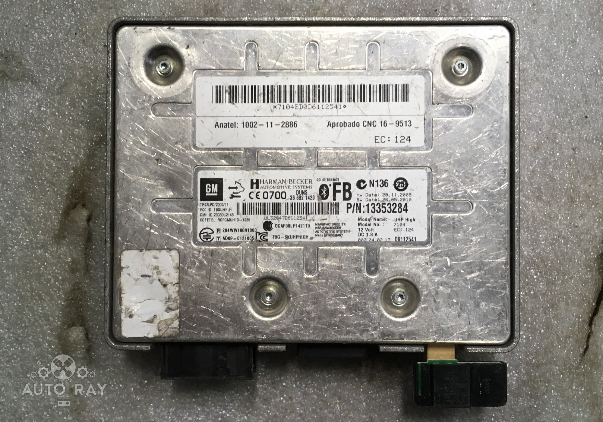 13353284 Электронный блок / Блок управления Bluetooth для Opel Astra J (с 2009 по 2017)