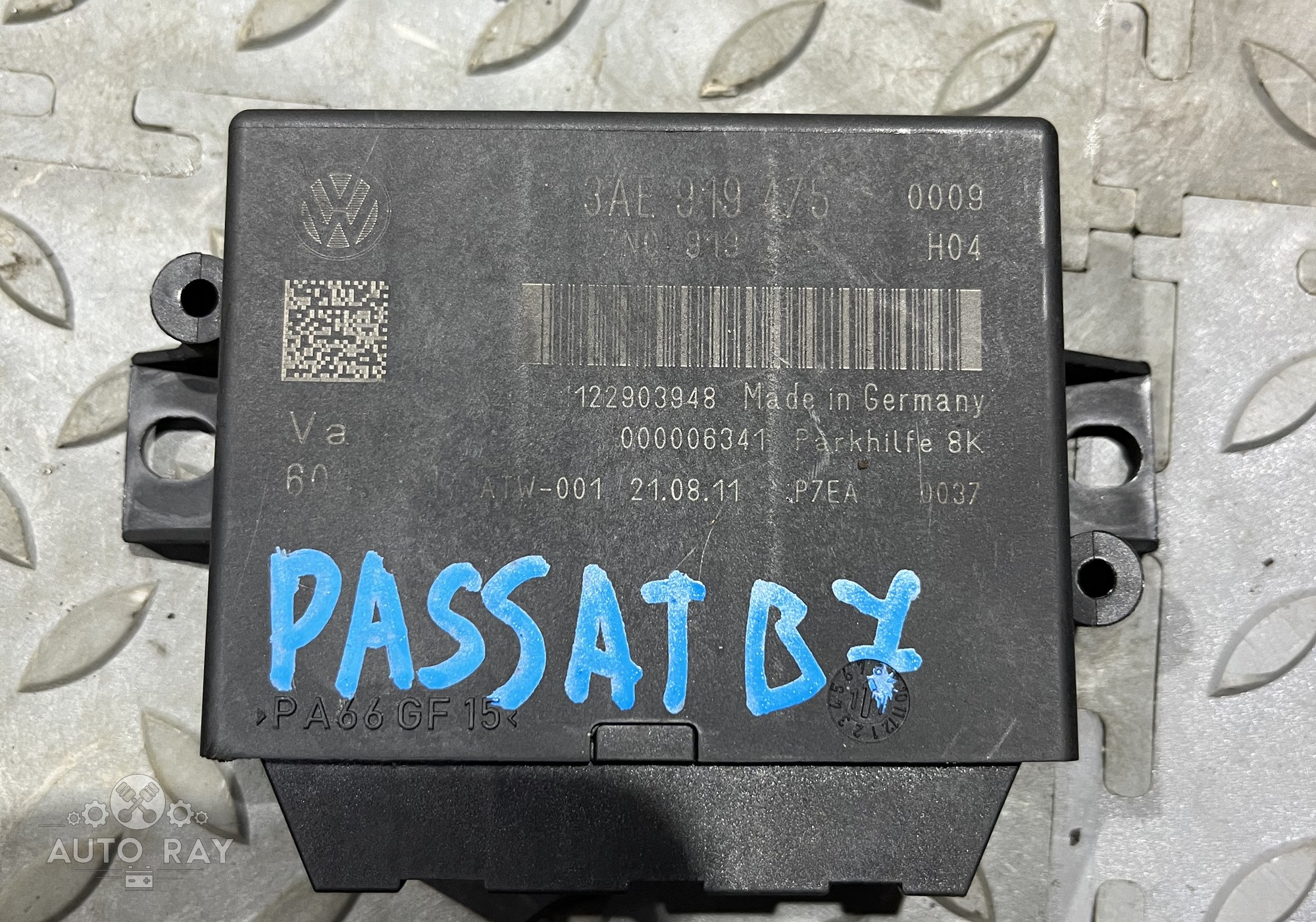 3AE919475 Блок управления парктроником для Volkswagen Passat B7 (с 2010 по 2015)
