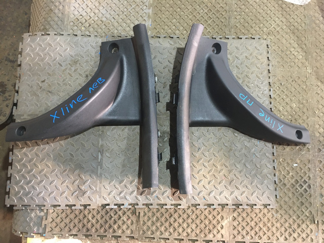 Накладка порога задняя правая / левая Kia Rio X-Line