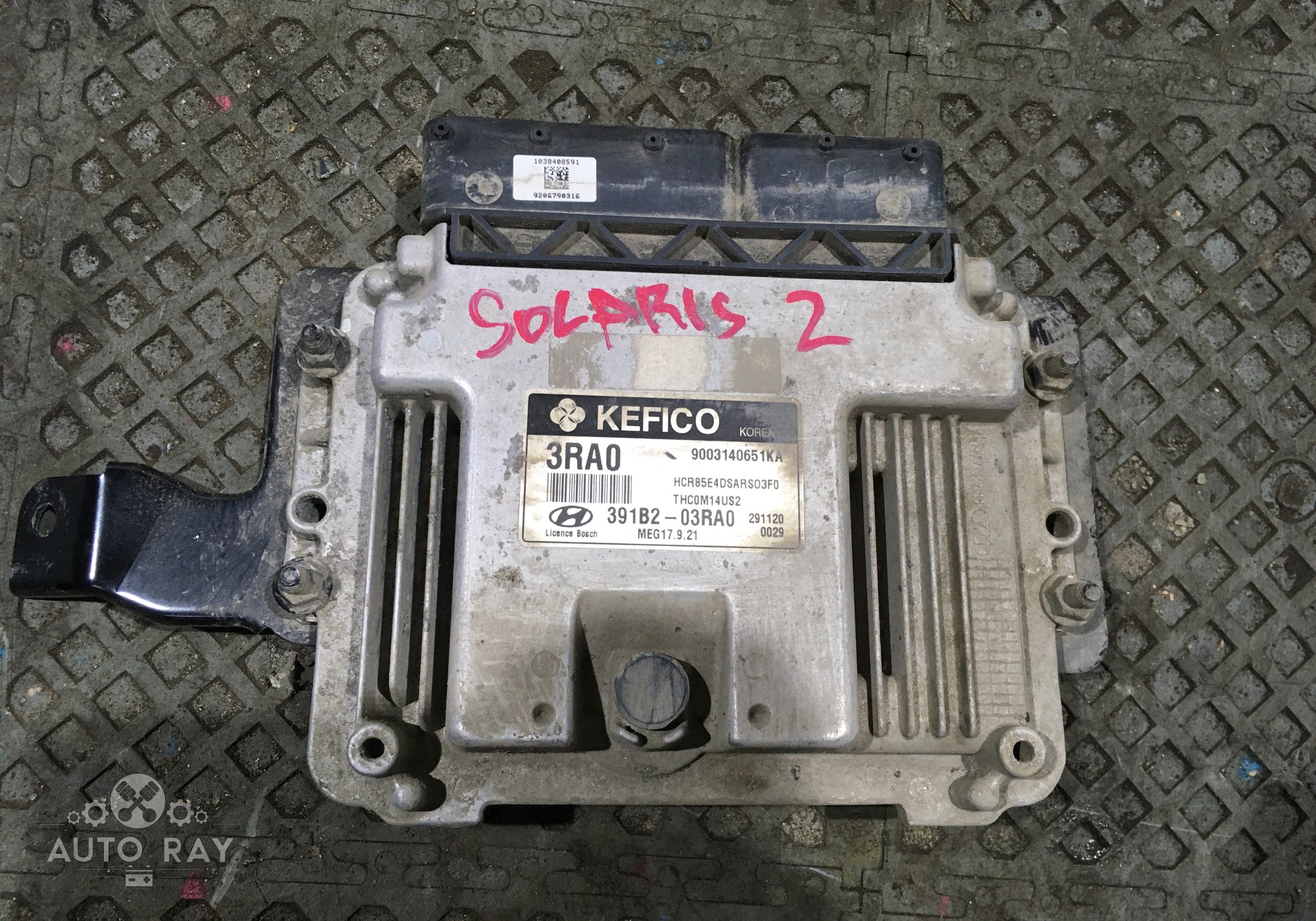 391B203RA0 Блок управления двигателем для Hyundai Solaris II (с 2017)
