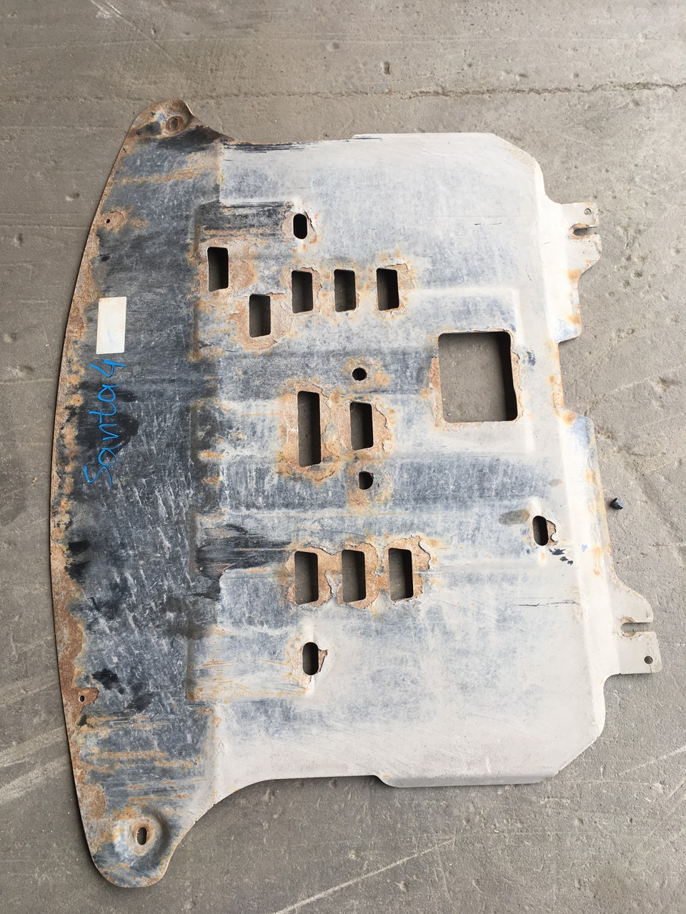 Защита двигателя Hyundai Santa Fe IV