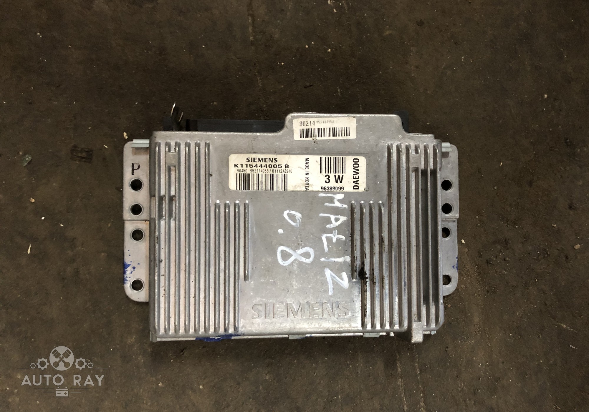 Дэу матиз блок управления двигателем где находится - фото