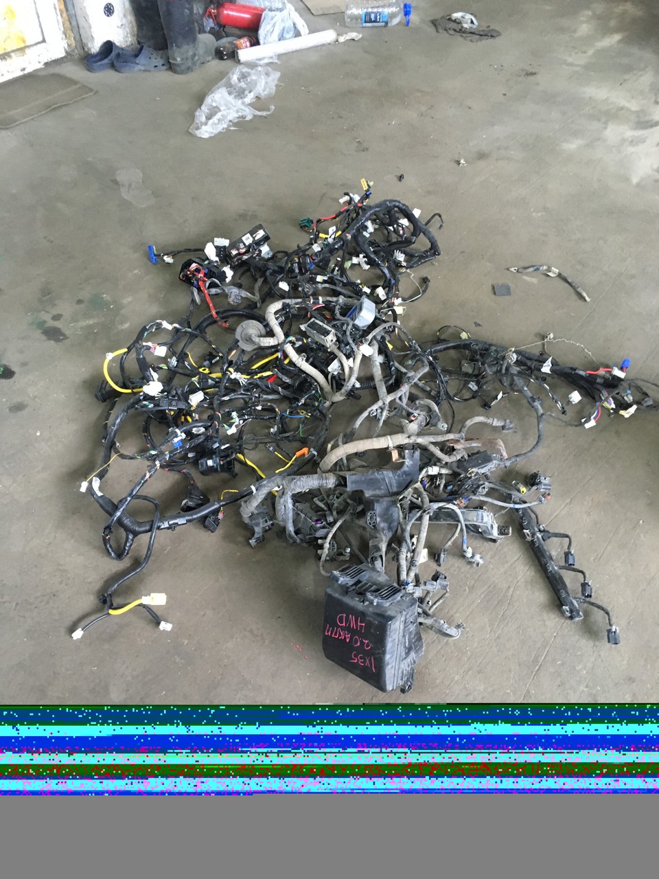 Электропроводка моторная + салонная + блок предохранителей Hyundai ix35