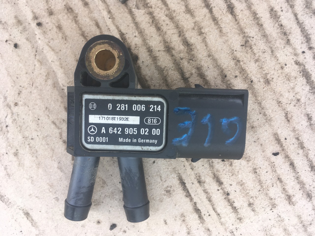 Датчик давления выхлопных газов Mercedes-Benz GLE Coupe AMG C292