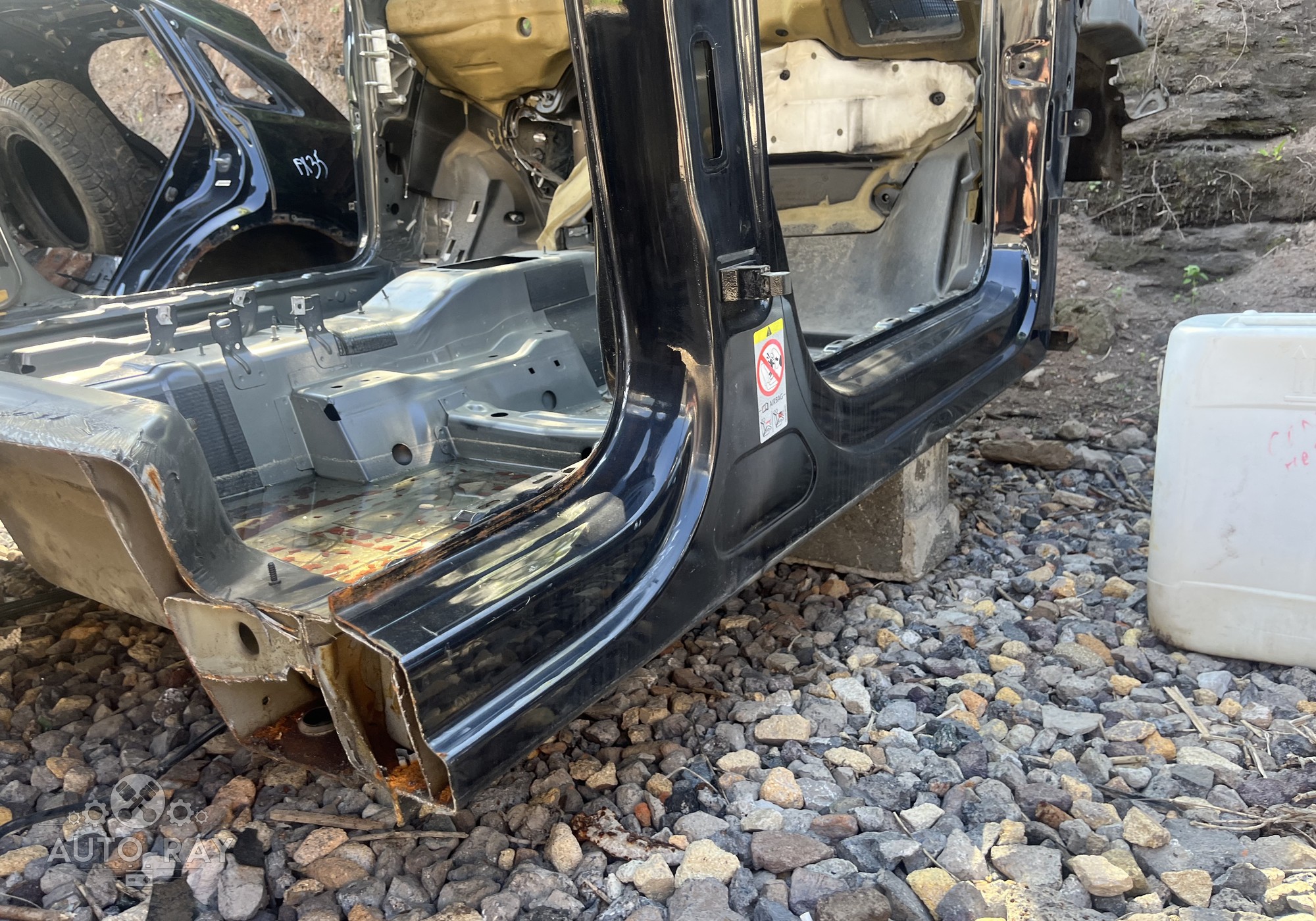 5N0809836 Порог со стойкой правый для Volkswagen Tiguan I (с 2007 по 2017)