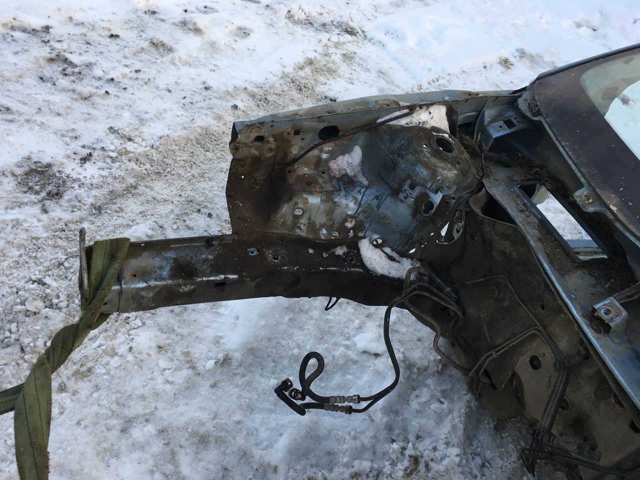 Лонжерон передний правый Opel Omega B