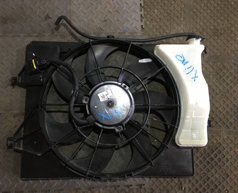 25380H5050 Вентилятор радиатора в сборе с диффузором для Kia Rio X-Line (с 2017)