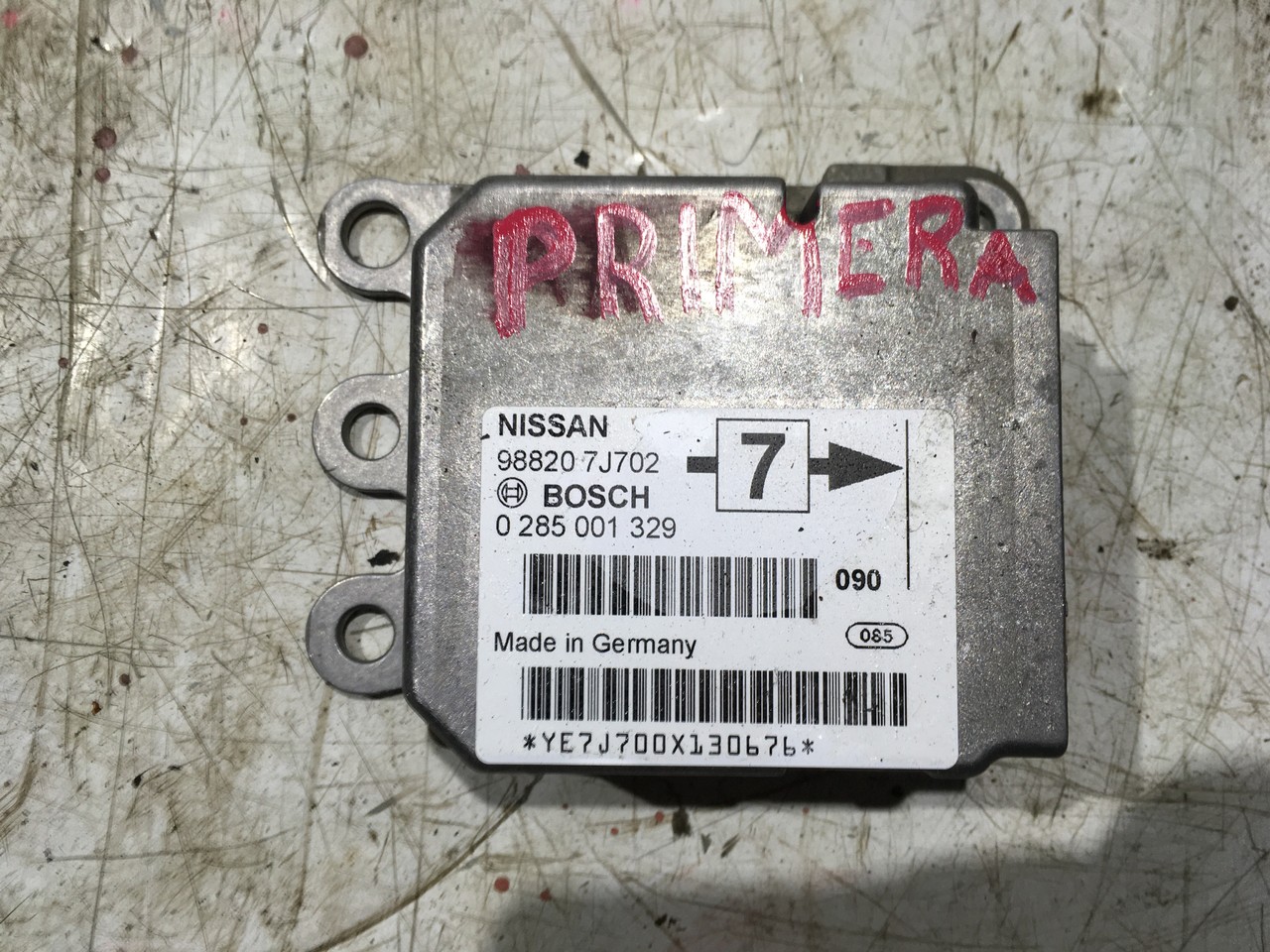 Блок управления AIRBAG Nissan Primera P11