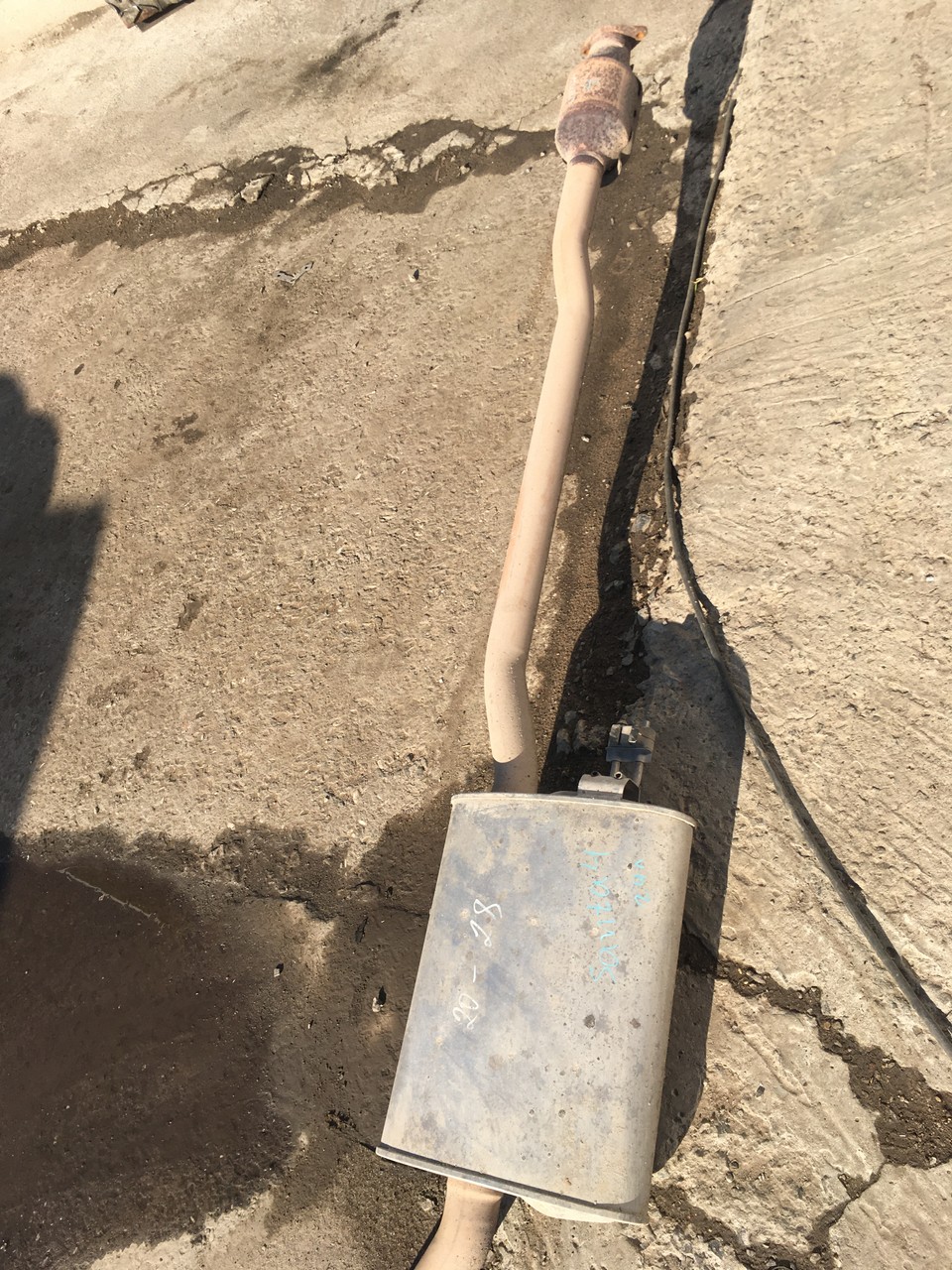 Глушитель средняя часть / КАТАЛИЗАТОР Hyundai Santa Fe IV