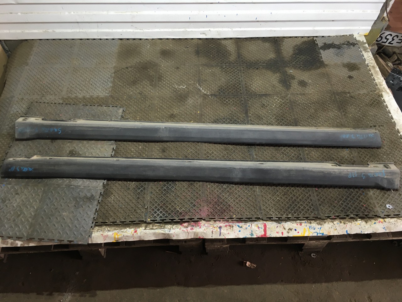 Накладка на порог наружная левая / правая Hyundai Santa Fe III