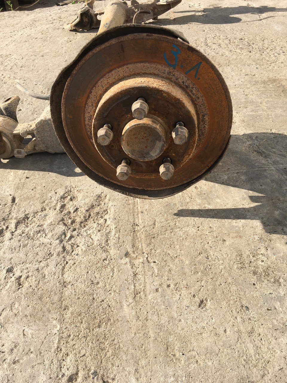 Диск тормозной задний Opel Zafira B