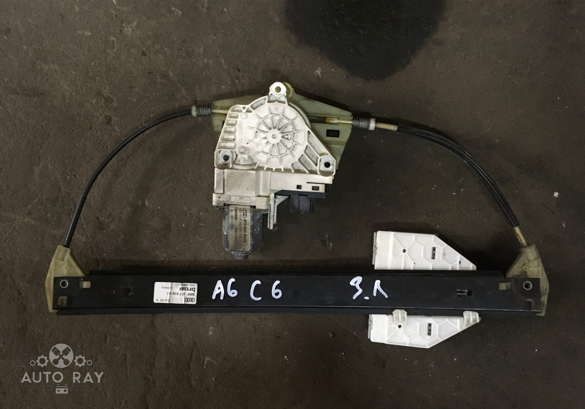 4F0839461 Стеклоподъемник электрический задний левый ! для Audi A6 C6 (с 2004 по 2011)