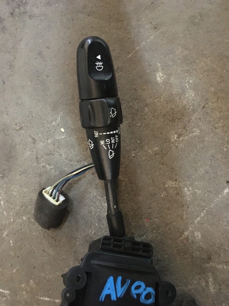 Переключатель подрулевой дворников Chevrolet Aveo T200/T250