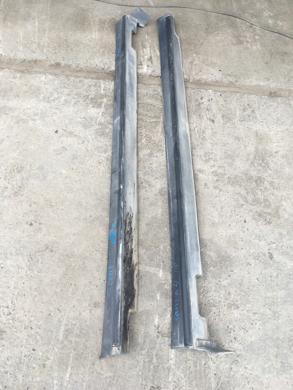 Накладка на порог наружная левая / правая Hyundai Santa Fe IV