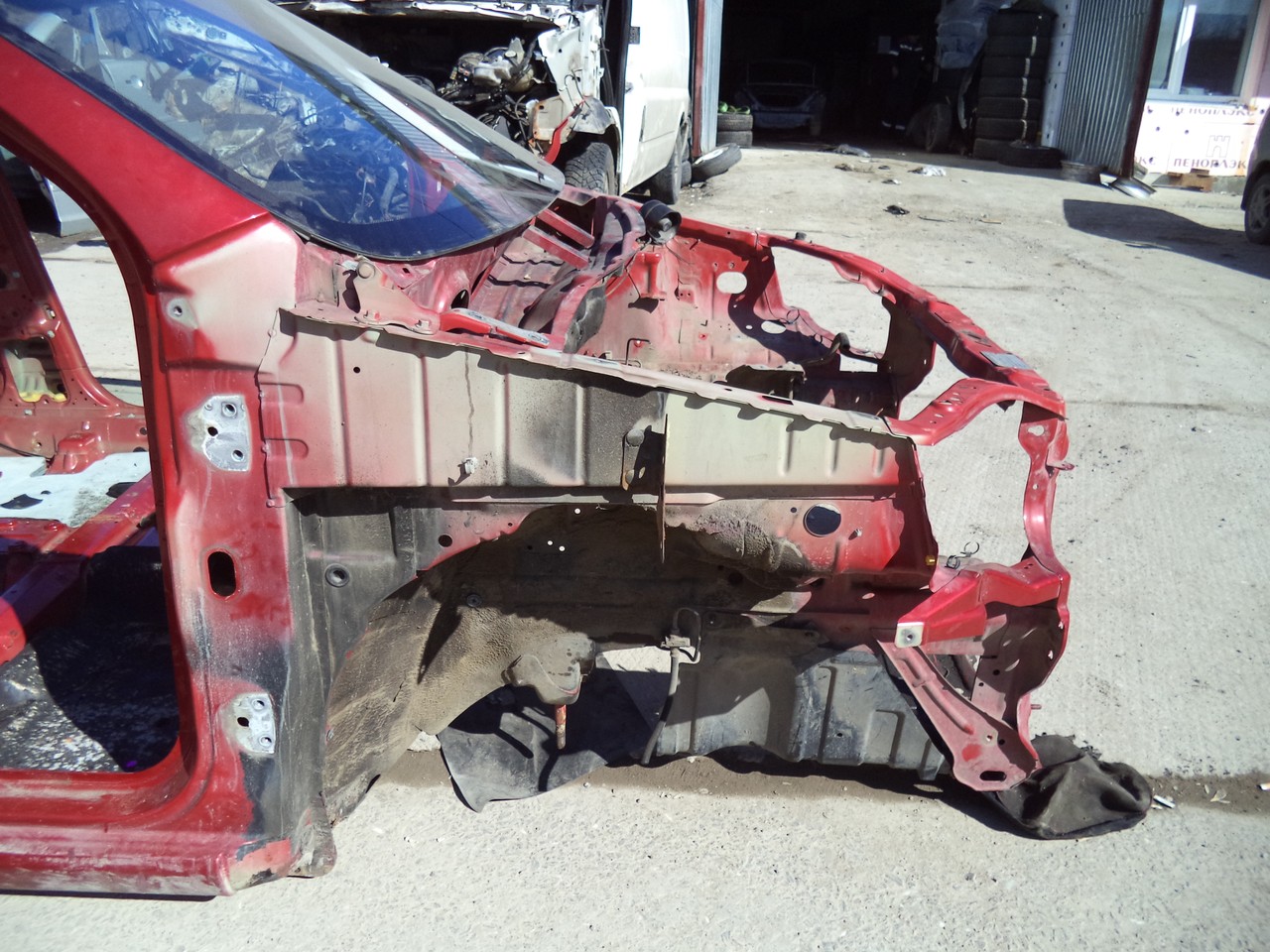 Лонжерон правый Chevrolet Aveo T200/T250