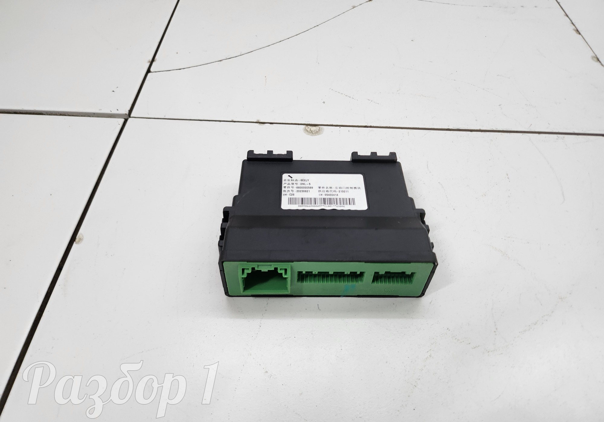 6600000589 Электронный блок передней левой двери для Geely Tugella (с 2019)